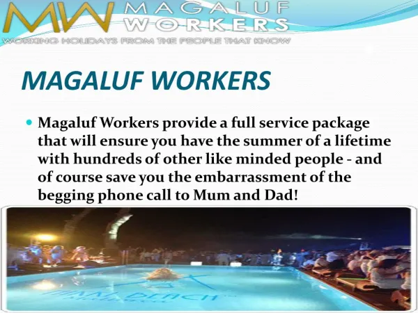 magaluf workers accommodation