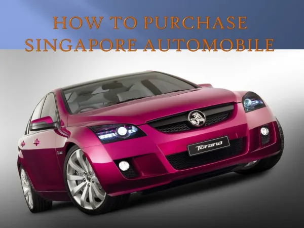 Find a High Quality Car Shop in Singapore