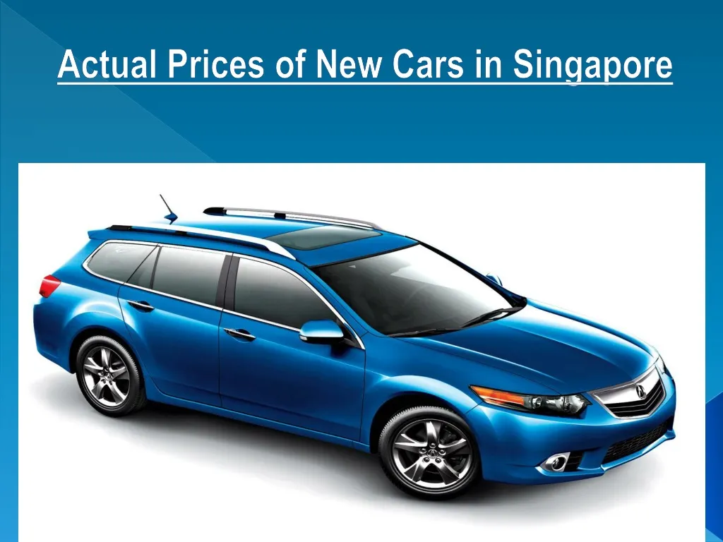 actual prices of new cars in singapore
