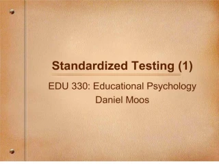 standardized testing 1 - slide 1