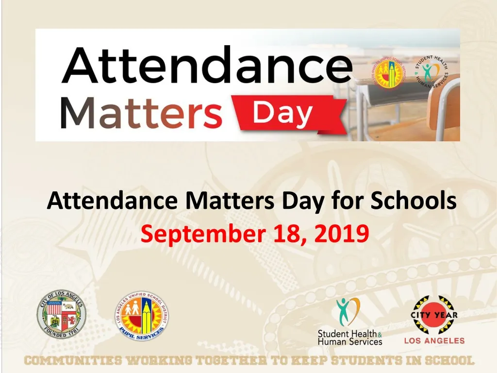 attendance matters day for schools september 18 2019