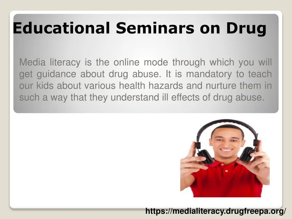 educational seminars on drug