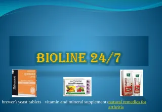 Vitamin and mineral supplements for healthy life - slide 1