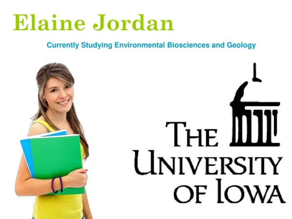 Elaine Jordan - An Accomplished Student
