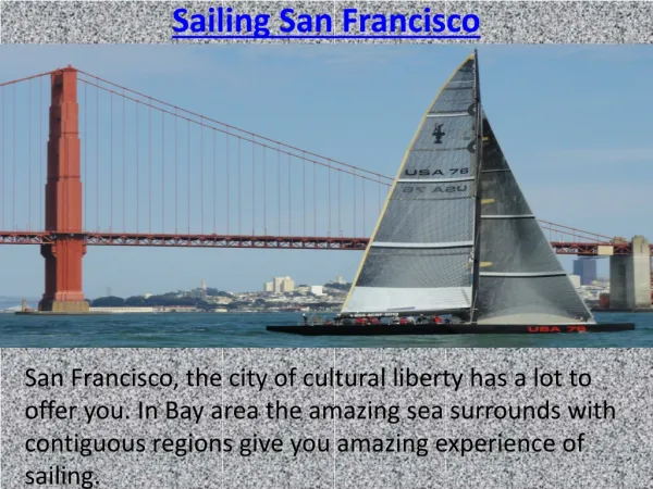 Adventure Sailing San Francisco