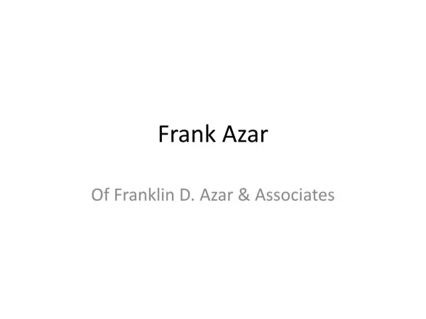 Frank Azar