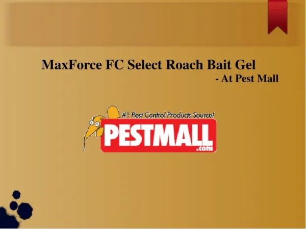 MaxForce FC Select Roach Bait Gel-1box/4tubes