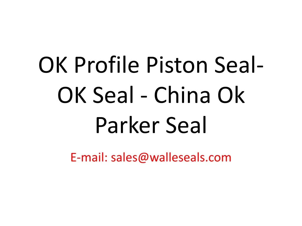 ok profile piston seal ok seal china ok parker seal