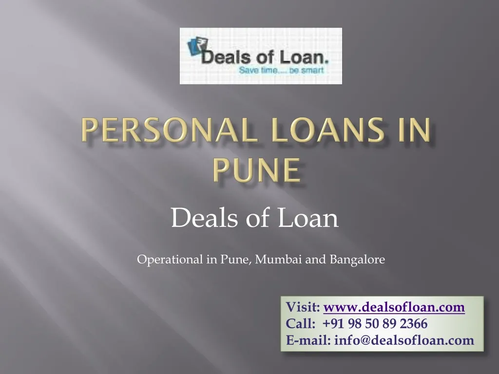 personal loans in pune