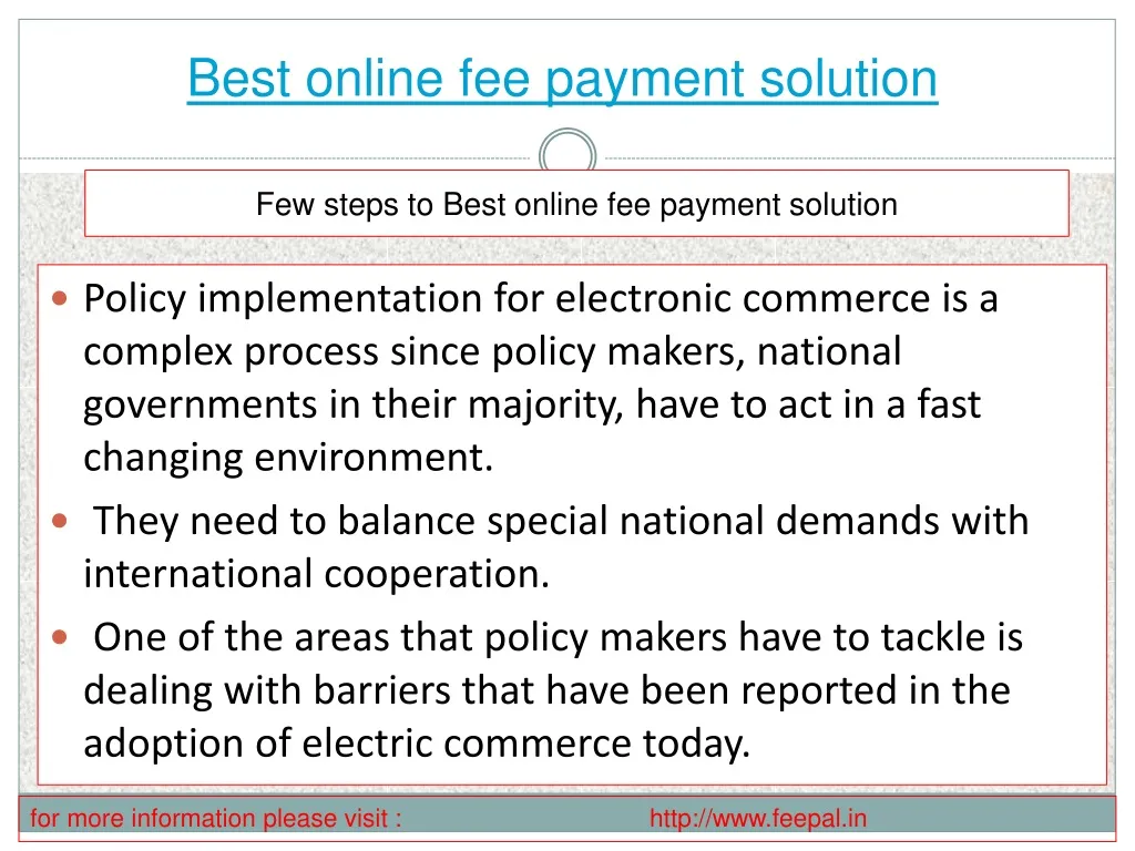 best online fee payment solution