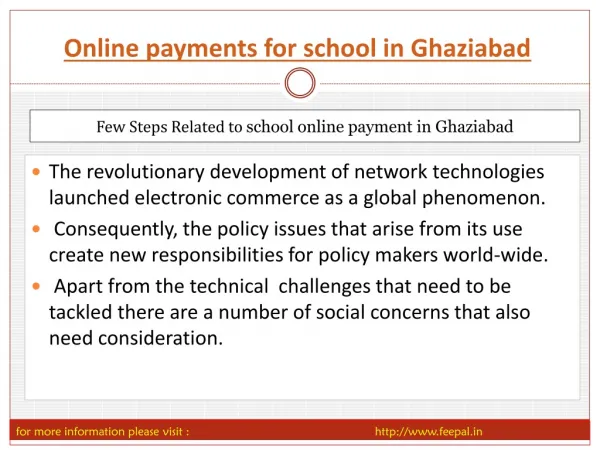 Best portal for Online payments for school in Ghaziabad
