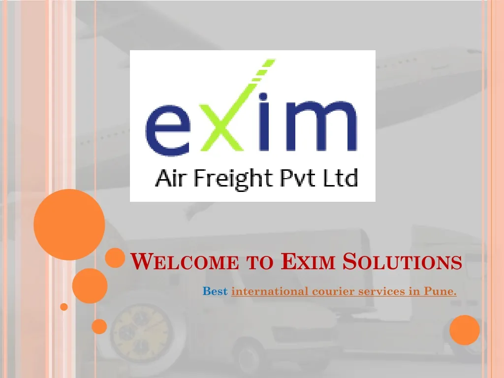 welcome to exim solutions