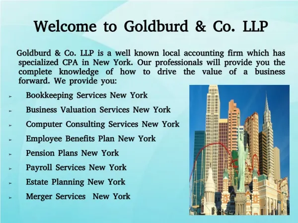 Financial Planning Services New York