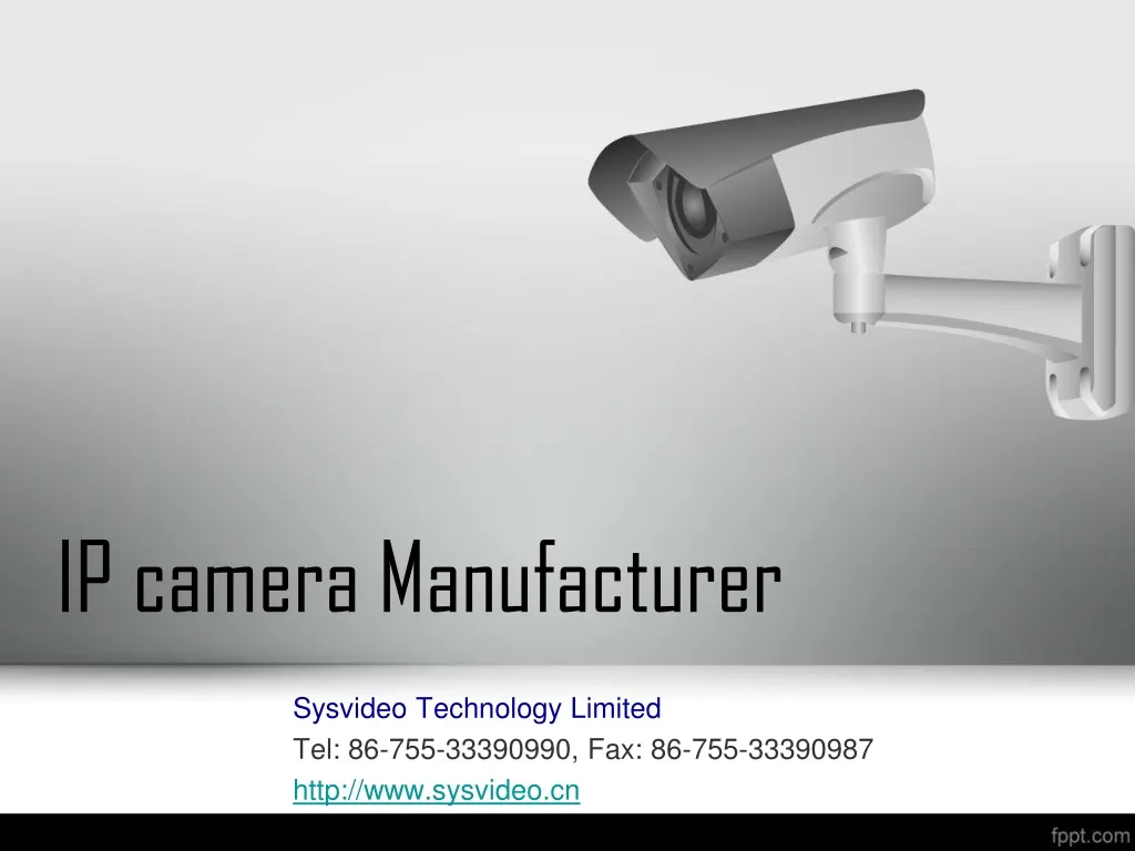 ip camera manufacturer