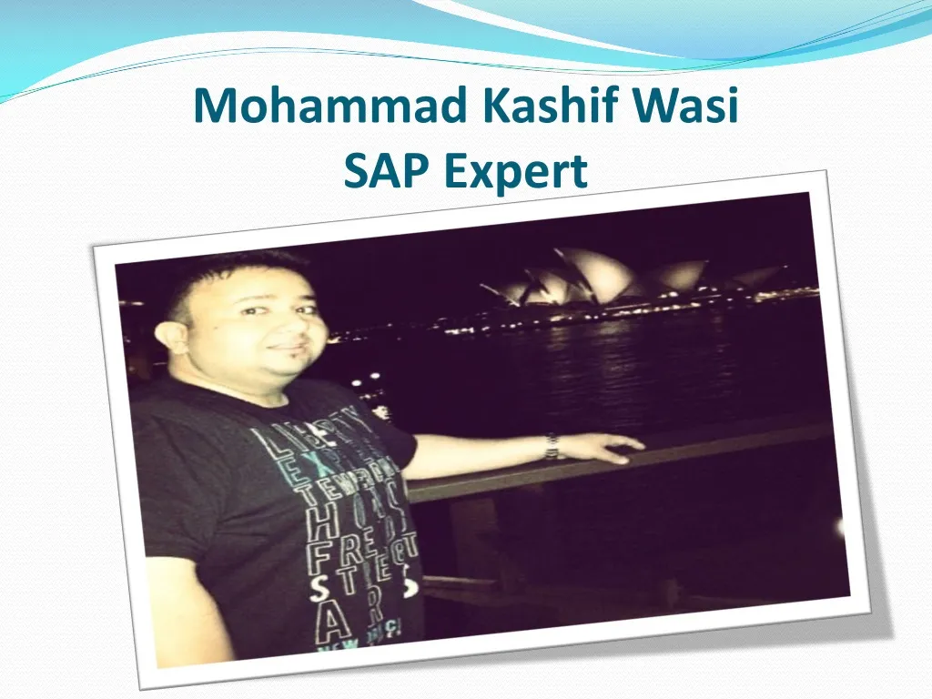 mohammad kashif wasi sap expert