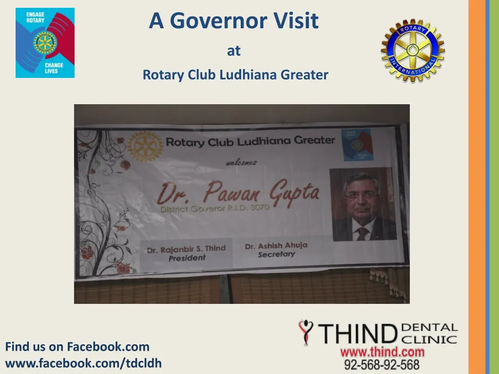 a governor visit at rotary club ludhiana greater