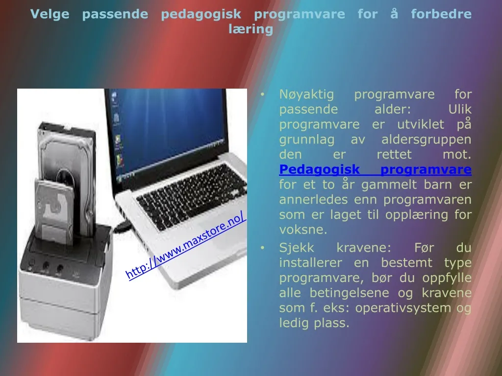 velge passende pedagogisk programvare for forbedre l ring