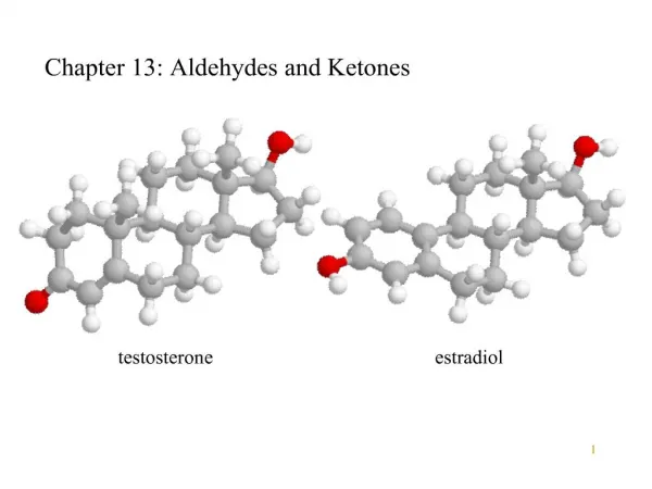 chapter 13: aldehydes and ketones