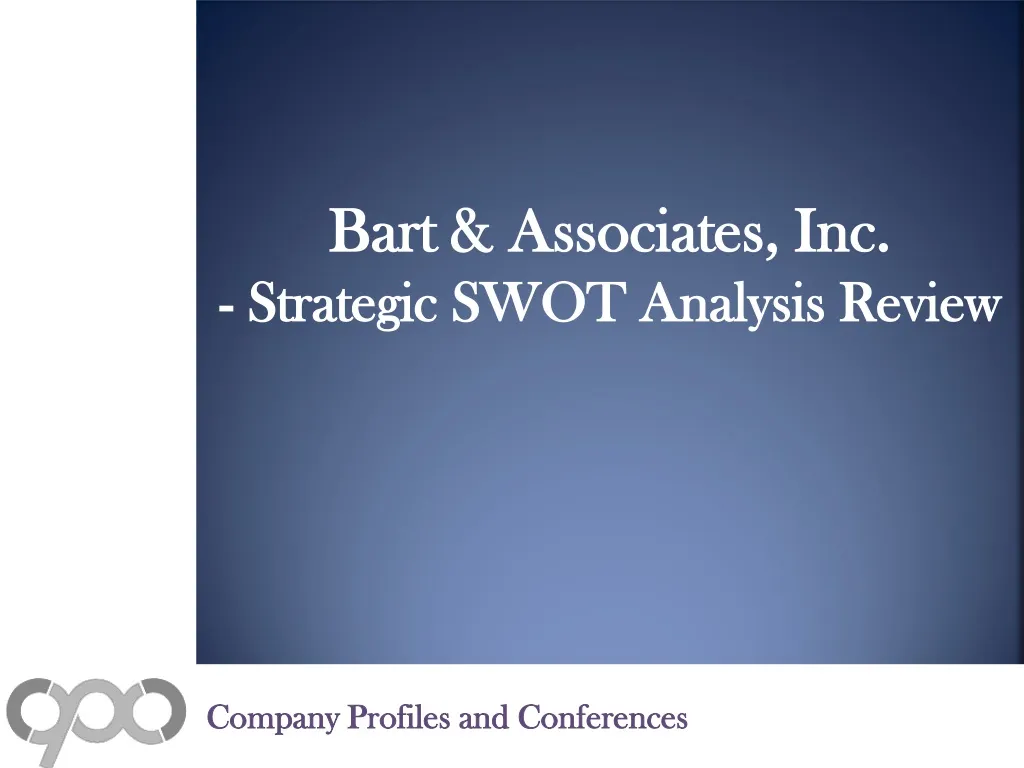 bart associates inc strategic swot analysis review