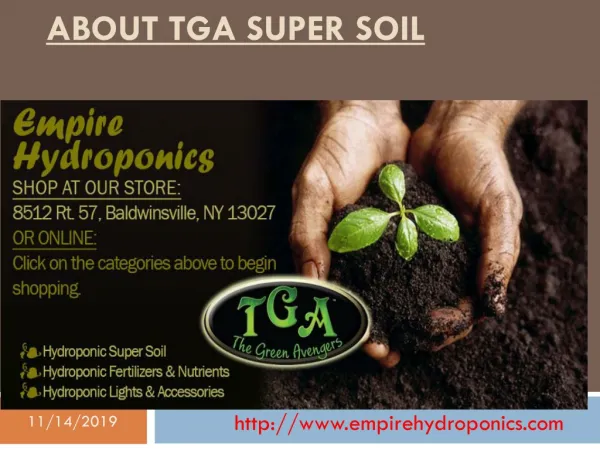 About tga super soil