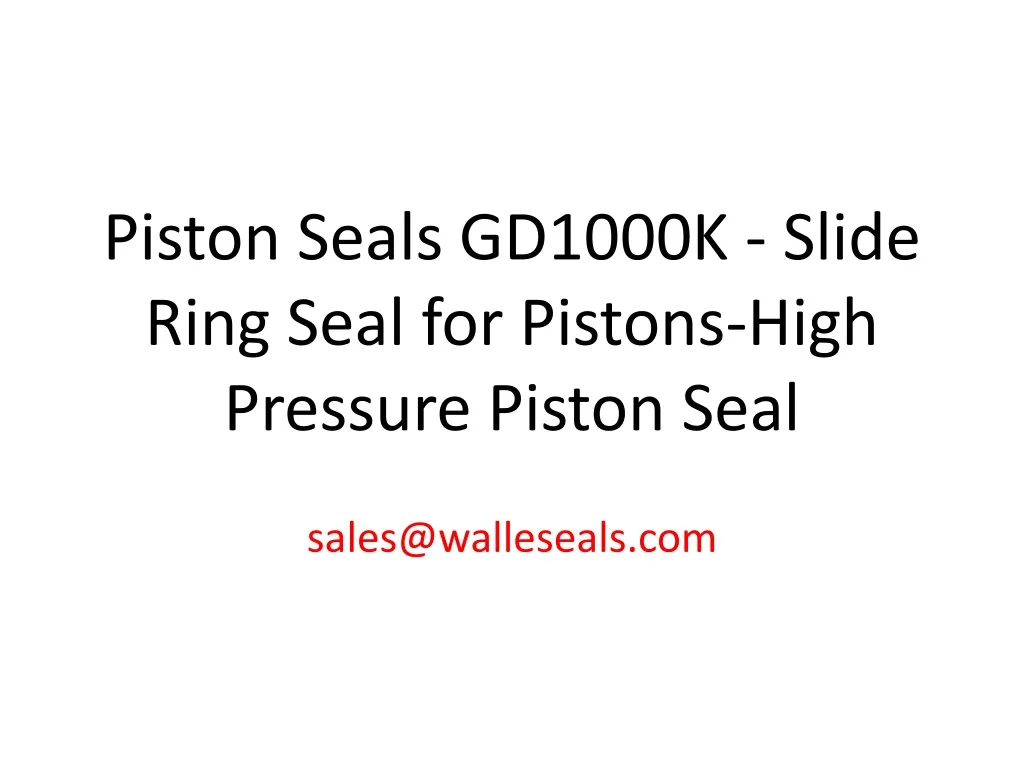 piston seals gd1000k slide ring seal for pistons high pressure piston seal