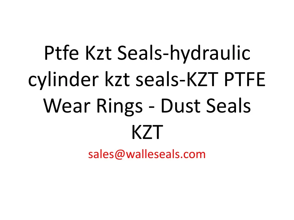 ptfe kzt seals hydraulic cylinder kzt seals kzt ptfe wear rings dust seals kzt