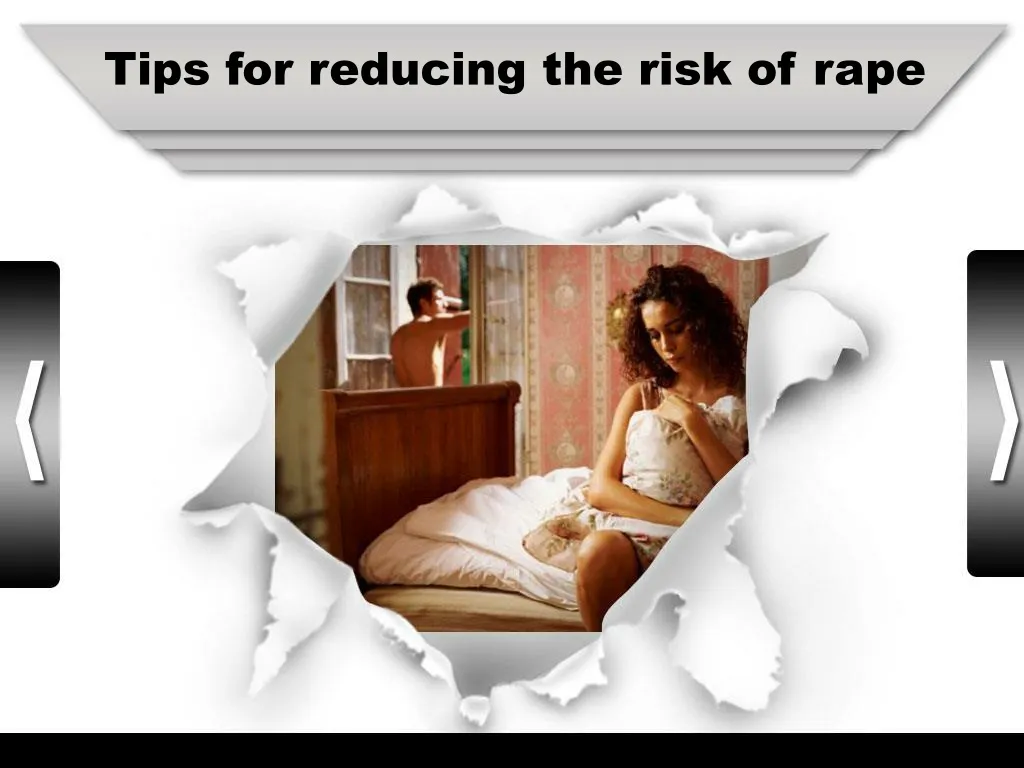 tips for reducing the risk of rape