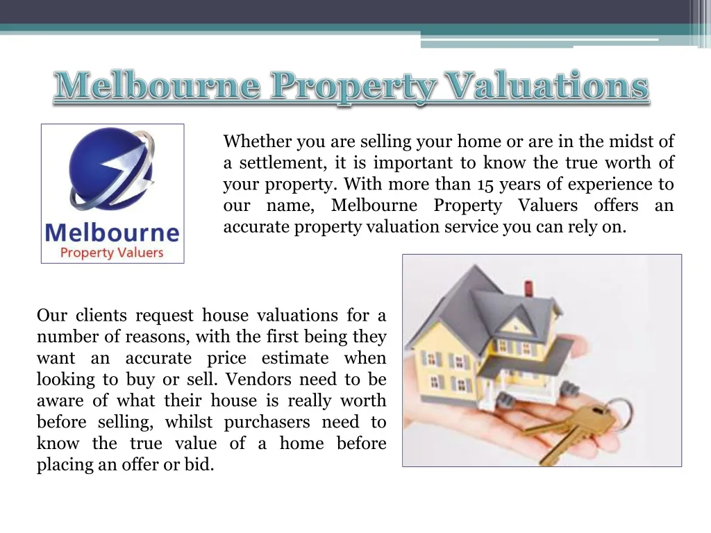 melbourne property valuations