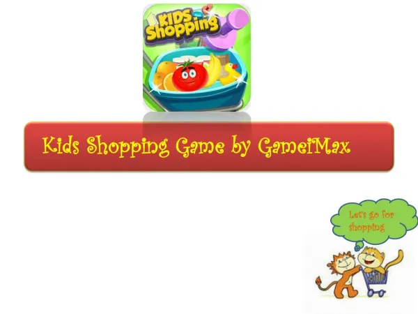 Kids Shopping Game