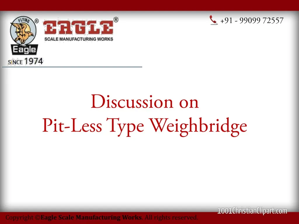 discussion on pit less type weighbridge