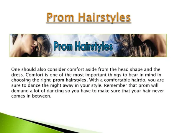 Short Hairstyles For Prom