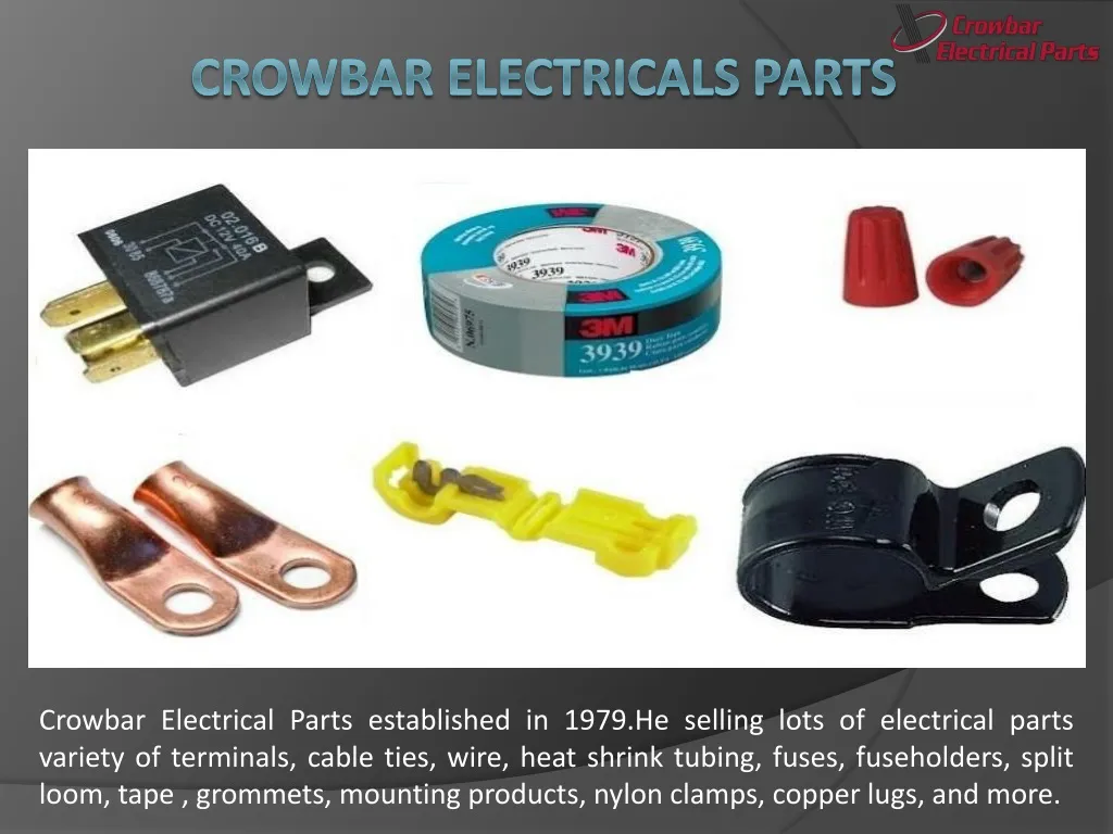 crowbar electricals parts