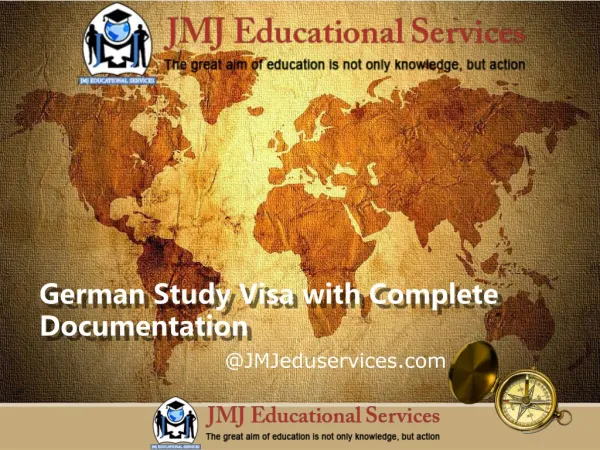 German Study Visa with Complete Documentation