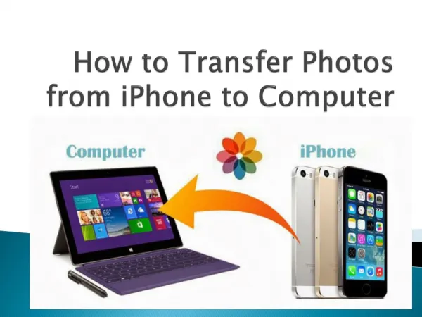 How to Transfer Your iPhone Photos to Computer