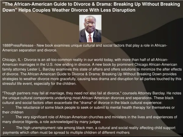 The African-American Guide to Divorce