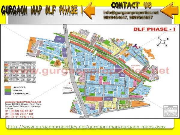 Gurgaon Map | Map of Gurgaon City|Sector|Road