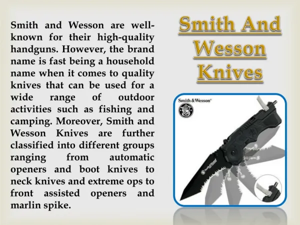 Smith And Wesson Tactical Pen