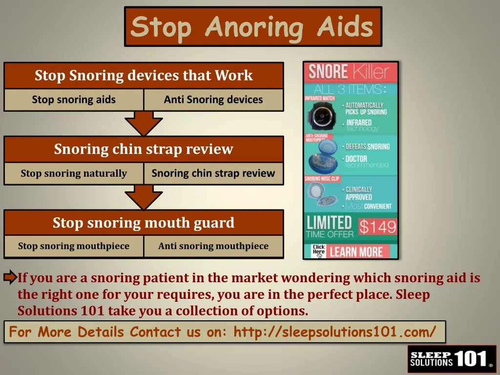stop anoring aids