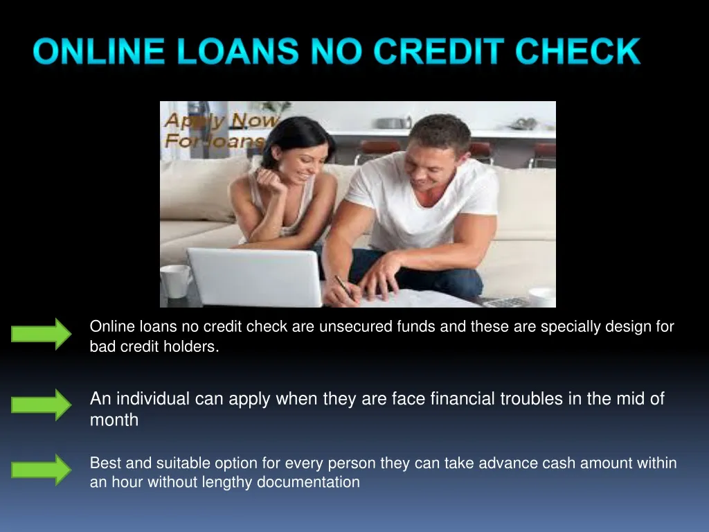 online loans no credit check