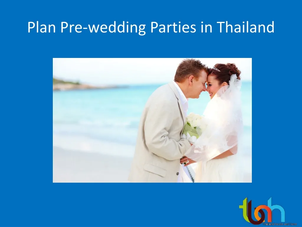 plan pre wedding parties in thailand