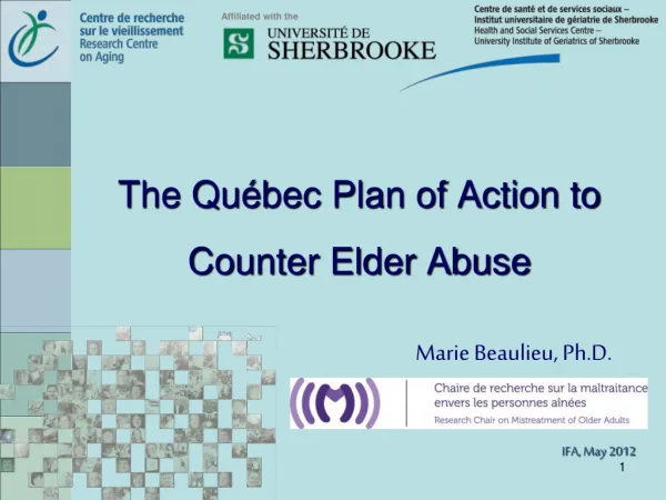 The Québec Plan of Action to Counter Elder Abuse