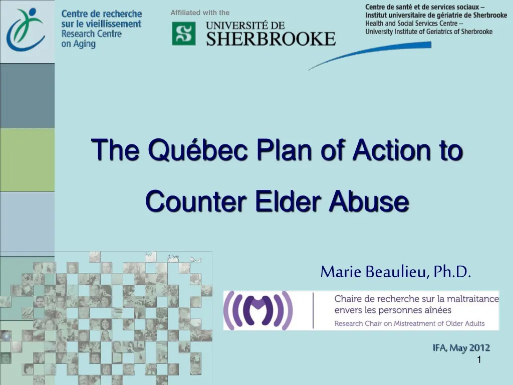 the qu bec plan of action to counter elder abuse