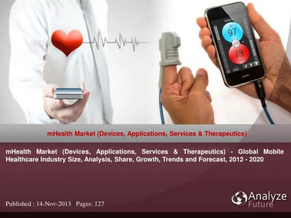 mHealth Market (Devices, Applications, Services)