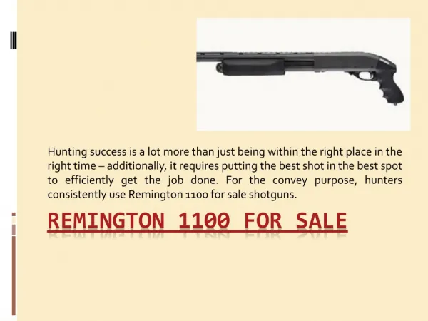 Remington 1100 Tactical