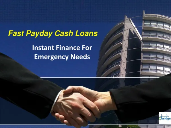 Fast Payday Cash Loans - Instant Finance For Emergency Needs