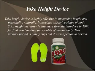 Yoko Height Increaser - slide 1