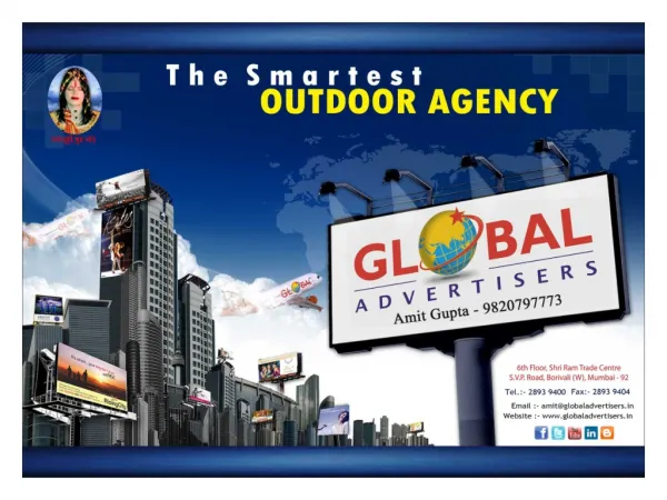 1 Outdoor Advertising Media Done through Kiosks - Global Adv