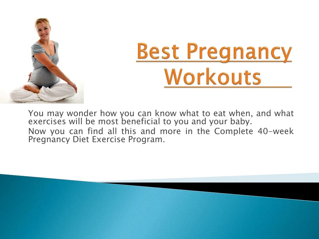 best pregnancy workouts