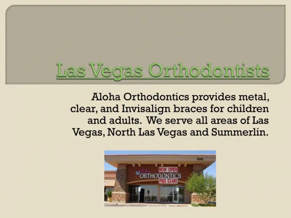 Las Vegas Orthodontics