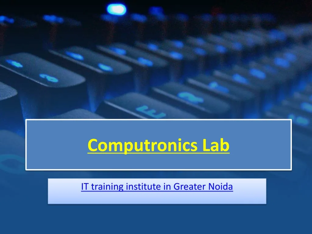 computronics lab